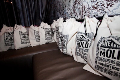 Gift bags included the limited release of Airwalk's desert boot.