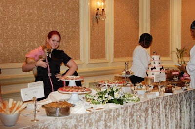 More than 30 pastry chefs and five liquor distributors participated.