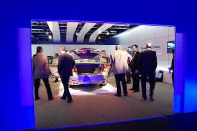 Participants had the opportunity to get a close look at the new vehicle during the preview session.