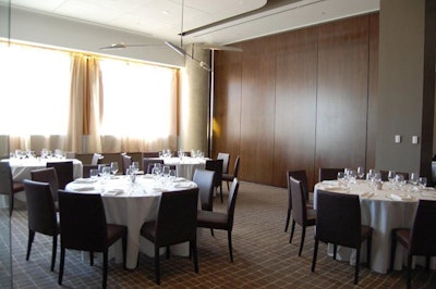 The Amber function room seats 50 and has a private entrance.