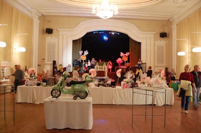The silent auction included items like a mini scooter and the Palace Park Hotel doll house donated by Pottery Barn Kids.