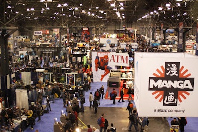 After unexpectedly large attendance in 2006, Comic Con moved to the Javtis Center's North Pavilion to better accommodate the exhibitors.