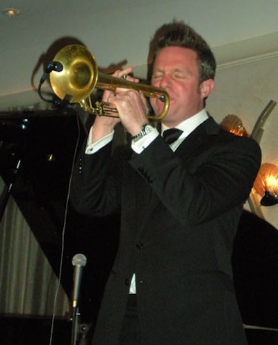 New Orleans jazz vocalist and trumpeter Jeremy Davenport flew to Miami for the occasion.