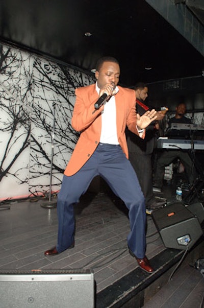 Esquire's partnership with Jive Records/Sony Music brought singer Anthony Hamilton to the event to perform for the crowd.