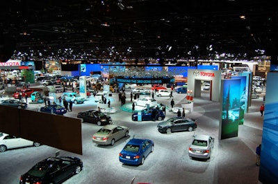 The Chicago Auto Show—the nation's largest—sees about 1,000 vehicles displayed each year.