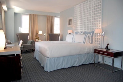 All 107 rooms and suites include high-speed Internet access, an iPod docking station, and a 42-inch flat-screen HDTV.