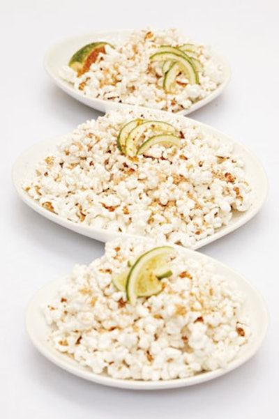Popcorn with lime and chipotle salt from Très L.A. in Los Angeles