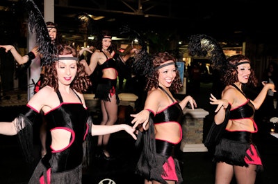 Dancers from the Dance Company entertained guests and added to the 1930s theme.