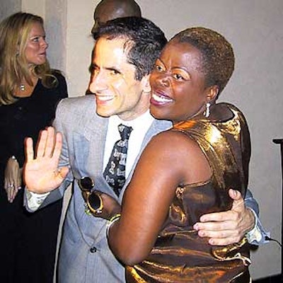 After the Actor's Fund benefit concert performance of Dreamgirls, the show's artistic producer Seth Rudetsky posed with Lillias White, who gave an astounding performance as Effie.
