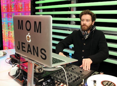Momjeans, a.k.a. Danny Masterson, served as DJ.