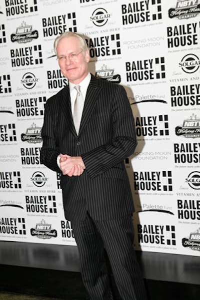 Tim Gunn returned to co-host the party with friend Simon Doonan.