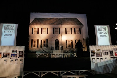 For the stage, set designer Stefan Beckman created the facade of a house and white-picket fencing.