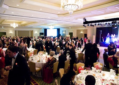 More than 450 guests filled the ballroom at the Ritz-Calton Tysons Corner.
