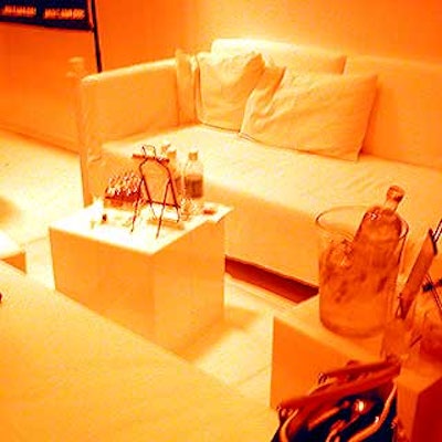 V.I.P. lounges consisted of roped-off, elevated seating areas with white couches and private bottles of vodka.
