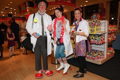 Entertainers were clowning around at the Society for Memorial Sloan-Kettering Cancer Center's 18th annual Bunny Hop