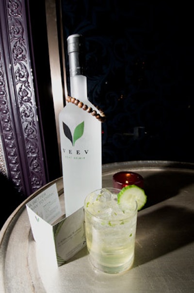 Veev, an acai-liquor company, provided cocktails for an hourlong V.I.P. reception that kicked off the evening.