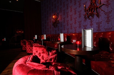 The event took place at River North's ornate Crimson Lounge.