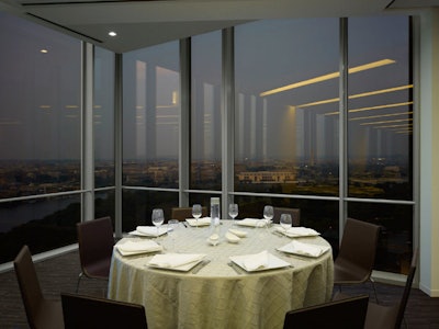 Restaurant Associates is the venue's exclusive caterer.