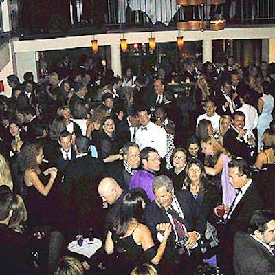 The three-level Beacon Restaurant & Bar was filled with black-tie-clad comedians and Playboy and Comedy Central staffers and guests.