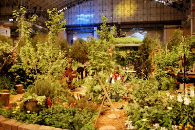 Staffers from the Garfield Park and Lincoln Park conservatories collaborated on the Greening Up garden, which features plants from all four seasons.