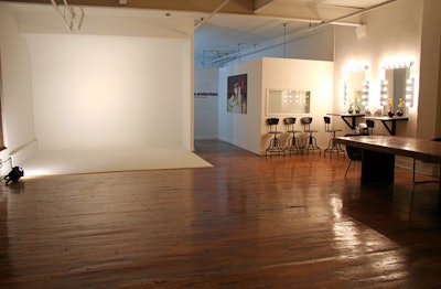 A cyclorama at one end of the venue can also be used as a projection surface or a media wall.