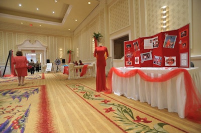 The Chopin ballroom housed the interactive health fair.