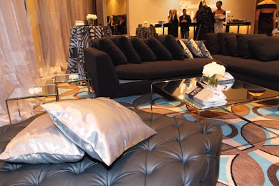 Taylor Creative provided the lounge furniture in the cocktail area.