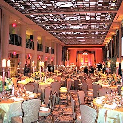 The Waldorf=Astoria's Starlight Roof hosted the Preservation League of New York's annual benefit gala.