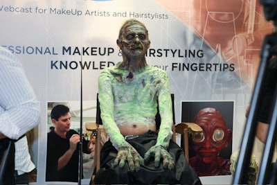 The event showcased theatrical as well as consumer makeup.