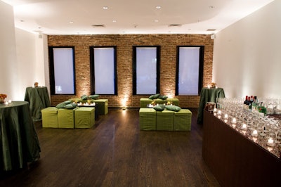 The main floor, which has a clean, modern aesthetic, is available day and night for events.