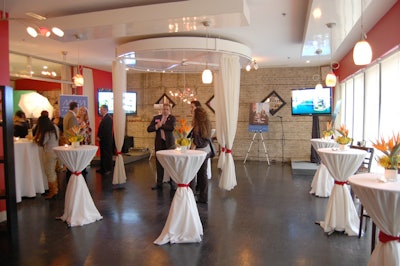 About 100 guests attended the event at One Up Restaurant & Lounge.
