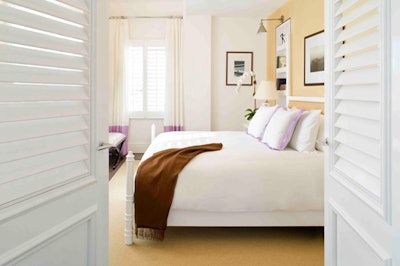 Ralph Lauren's and Bulgari's design styles influenced the new look of the hotel's 63 guest rooms.
