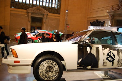 An internal BMW team called 'white glove handlers' was responsible for the care and display of the art pieces.