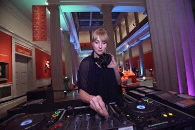 Heather Femia was the evening's DJ.