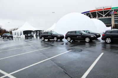 Audi brought 30 Q5 and other late models to the event.