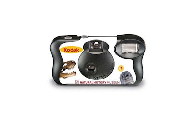 Kodak now offers disposable cameras that can be completely customized with a company logo or any other image.