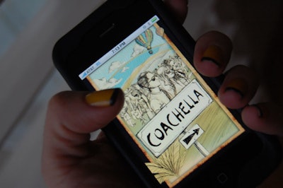 Goldenvoice created an official Coachella application for the iPhone, and made it available for free download by fans.