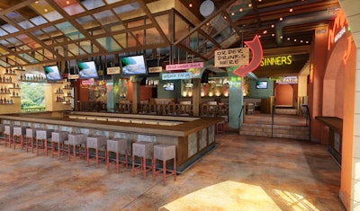 A rendering of Diablo's Cantina