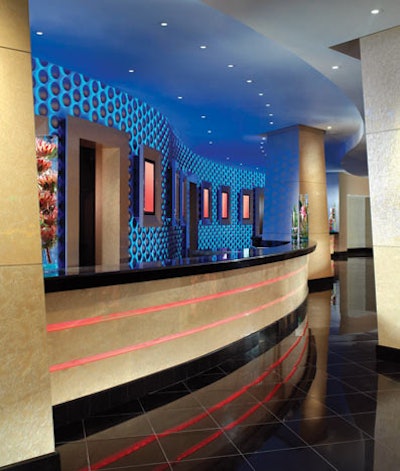 The resort's lobby