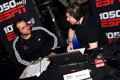 Powerade radio partner 1050 ESPN Radio interviewed Chamberlain and broadcast on site. The station also helped promote the launch on the show in the two weeks leading up to the event.