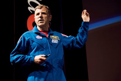 IdeaCity speakers like NASA astronaut Dave Williams get DVDs of the conference.