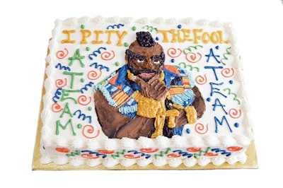 A Mr. T cake by Creative Cakes