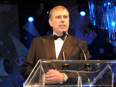 His Royal Highness the Duke of York, royal patron of the SickKids Foundation, visited the hospital Friday and spoke at the benefit.