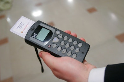 Guests used IML's electronic devices to bid on items in the silent and live auctions.