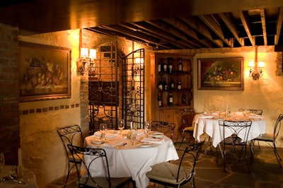 At Mrs. K's Toll House, the Wine Press dining room is adjacent to the new Wine Press Terrace.