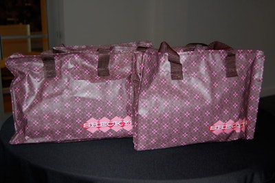 Shecky's provided gift bags filled with nearly $100 worth of beauty products and snacks.