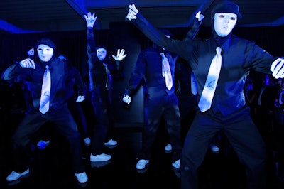The JabbaWockeeZ, winners of the first season of MTV's Americas Best Dance Crew, performed a five-minute routine.