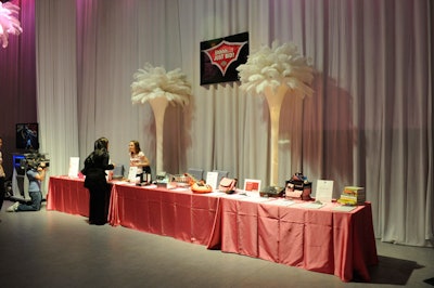 A silent auction to benefit Rethink Breast Cancer included items like a pink Les Paul guitar, autographed by Chad Kroeger of Nickelback, and two tickets to the band's sold-out show in Toronto.