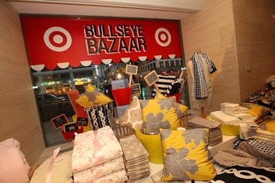Along with clothing, the pop-up offered home goods such as bedding and towels.