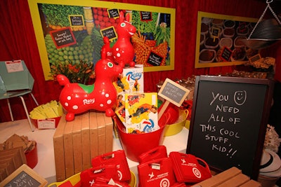 Chalkboard signage displayed upbeat sayings that encouraged customers to shop.